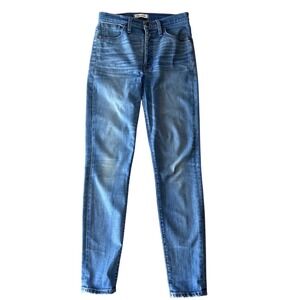 Madewell 11 High-Rise Skinny Jeans Womens 28 Medium Wash Blue Denim